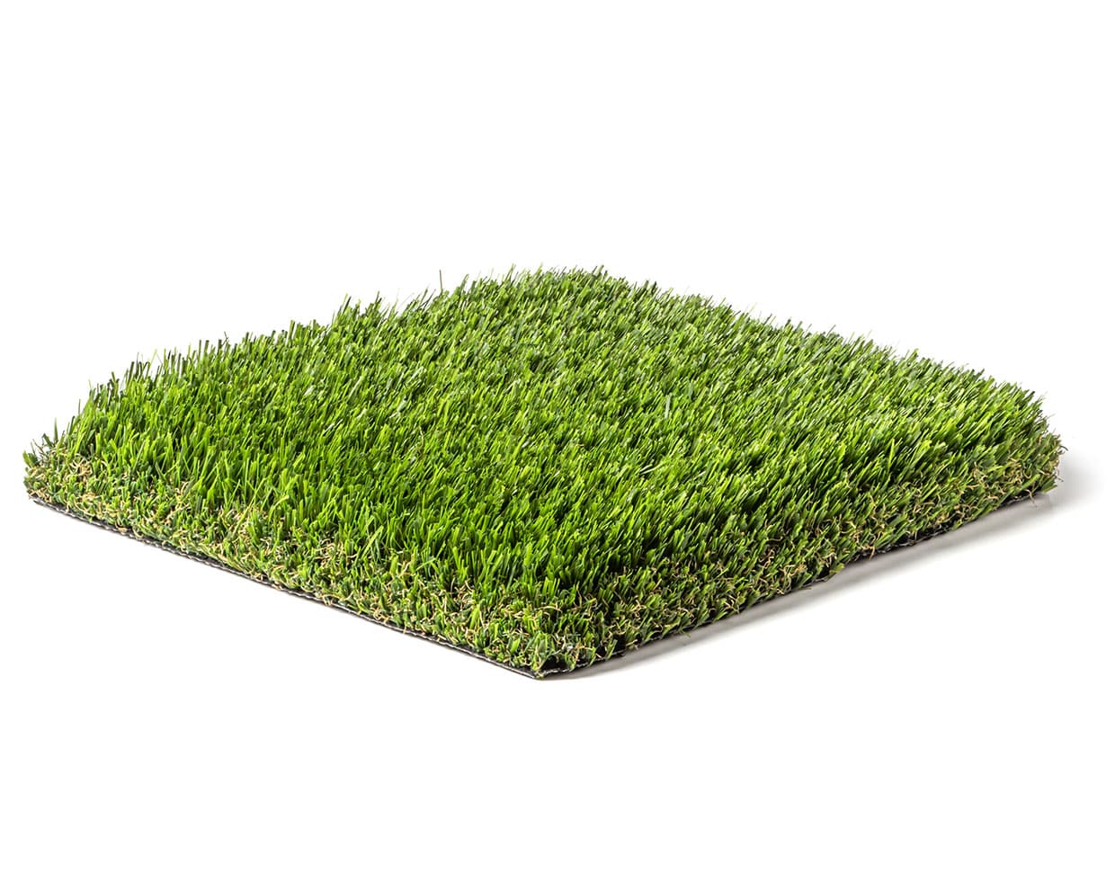Jewel 103 artificial turf, top view of the blade blend