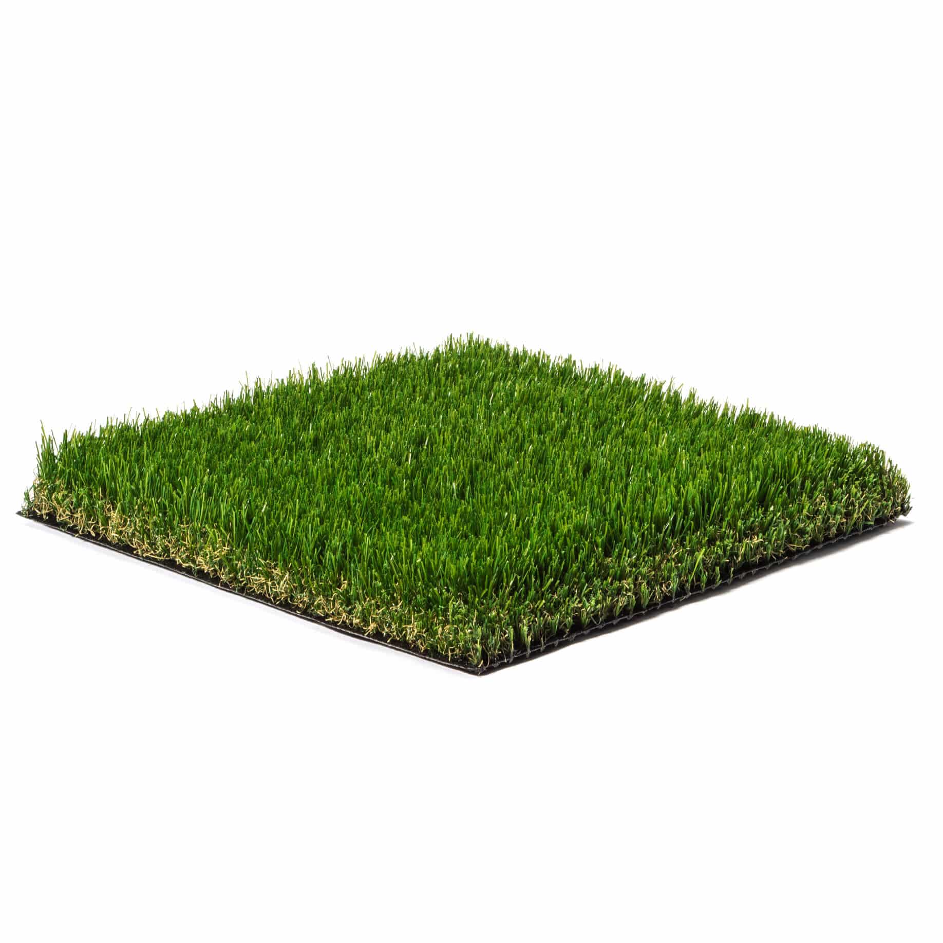 Olive 65 artificial turf, top view of the blade blend